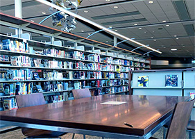 Image showing the outside of the FTF Group supplied Skyline Hills Library in San Diego, US
