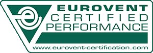 The Eurovent certfied performance logo The Eurovent certified performance logo