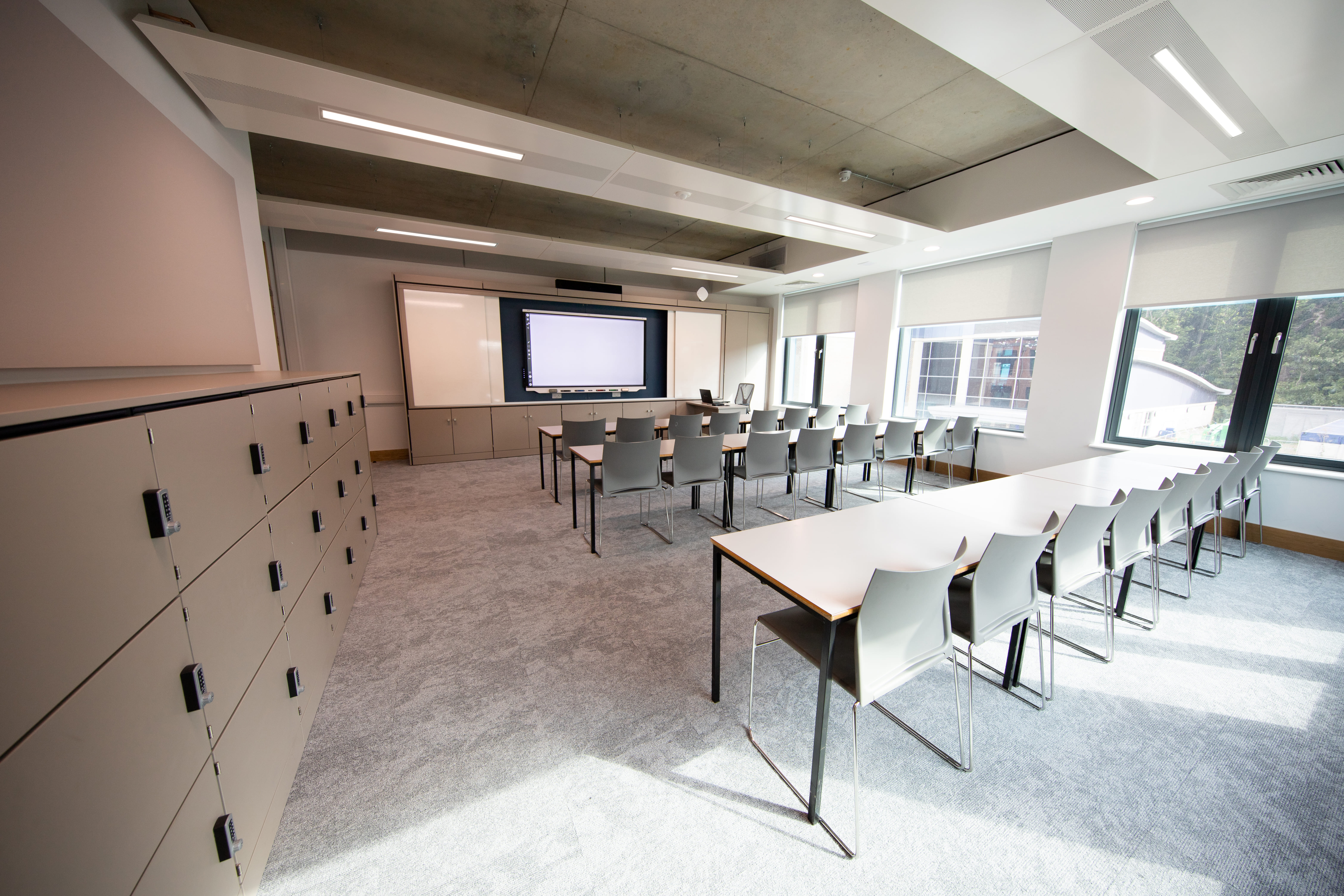 Yet another image showing classroom with fitted chilled beans classroom with fitted chilled beans