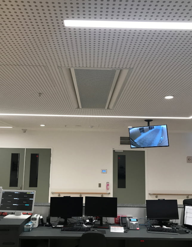 Image showing Healthcare Chilled Beams installed inside Victorian Heart Hospital Victorian Heart Hospital Chilled Beams