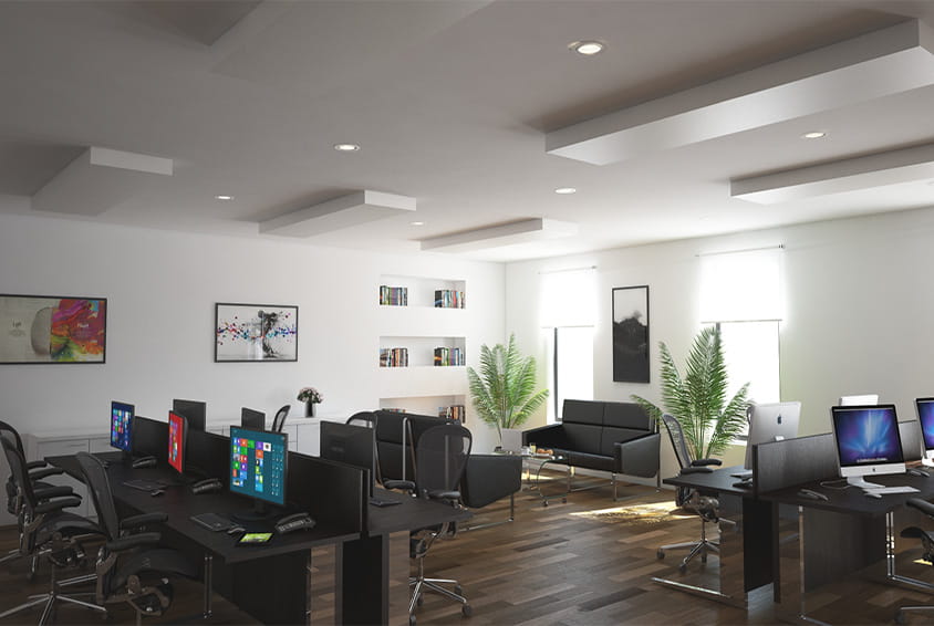 An image showing our Frengerwarm Radiant Heating Panel surface mounted Surface Mounted Frengerwarm panel