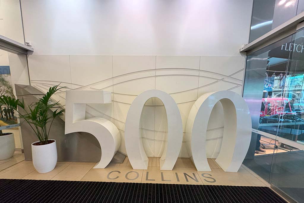 Image showing the outside of 500 Collins Street in Melbourne, Australia 500 Collins Street