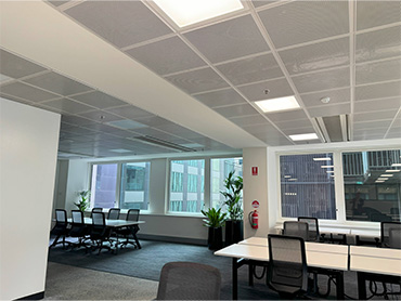 Preview image of 500 Collins Street installed with Frenger's® Ceiling Integrated Active Chilled Beams
