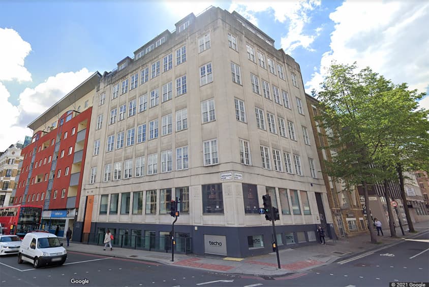 Image showing the outside of the 93 Farringdon Road offices in London 93 Farringdon Road