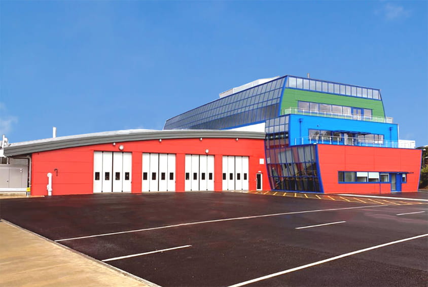 Image showing the outside of the Ashlands Blue Light Hub in Milton Keynes Ashlands Blue Light Hub