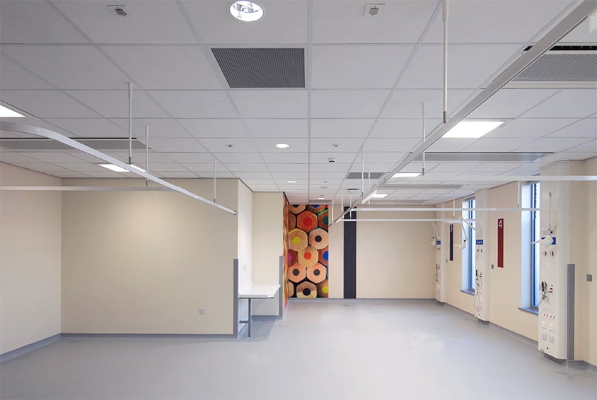 One of the treatment rooms inside the new Children's Assessment Unit at Barnsley Hospital Children's Assessment Unit at Barnsley Hospital