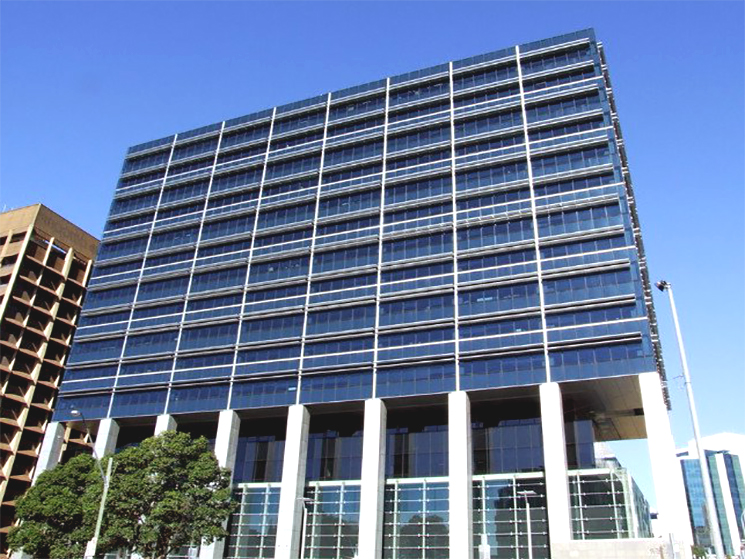 Image showing the outside of the Sydney Water House (HQ) in Parramatta, Sydney Sydney Water House
