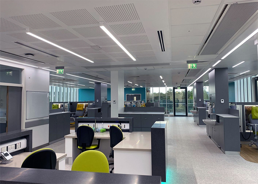 The reception area inside the new chemotherapy unit inside Ulster Hospital The reception area inside the new chemotherapy unit inside Ulster Hospital
