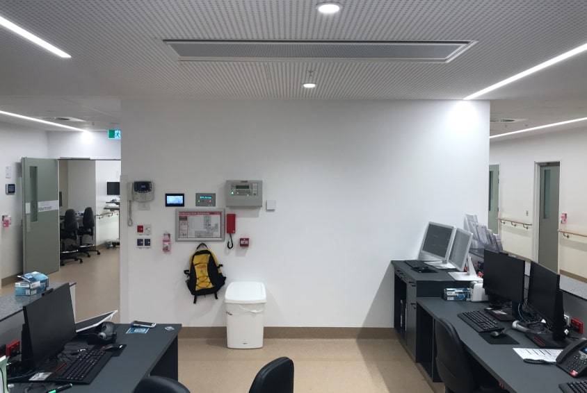 Image showing the inside of the new Victorian Heart Hospital in Monash Victorian Heart Hospital Inside